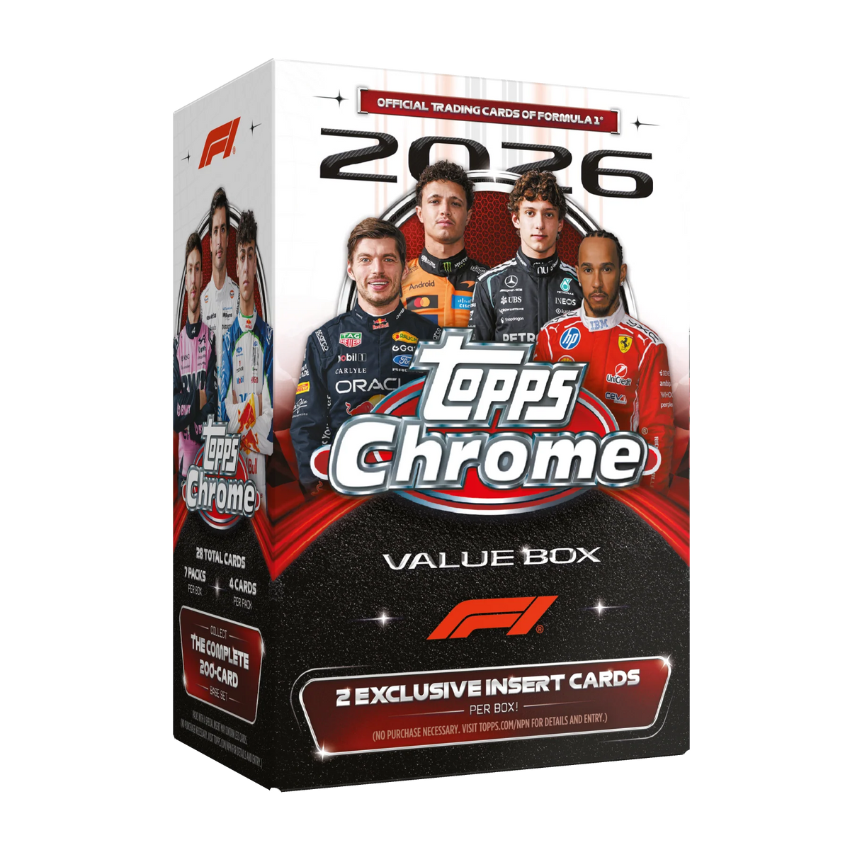 2026 Topps Chrome Formula One F1 Racing Blaster Box