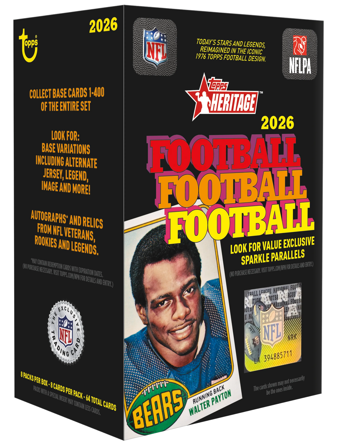 2026 Topps Heritage Football Blaster Box