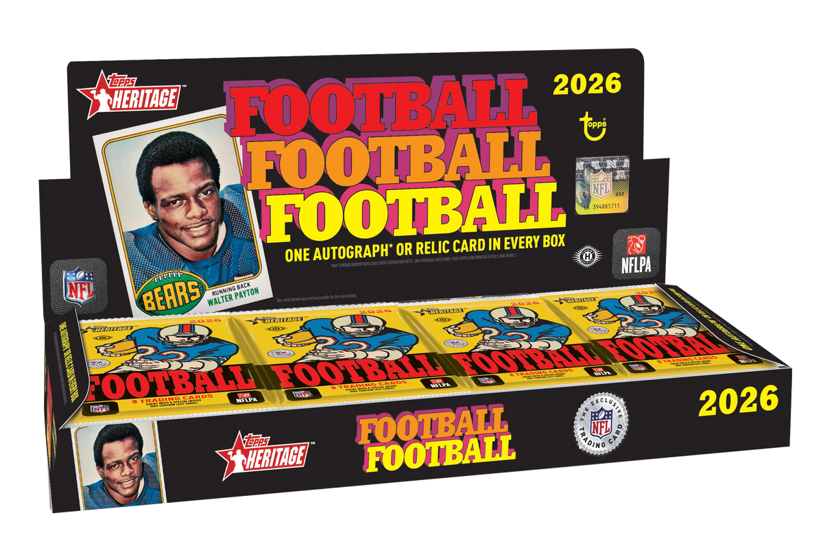 2026 Topps Heritage Football Hobby Box