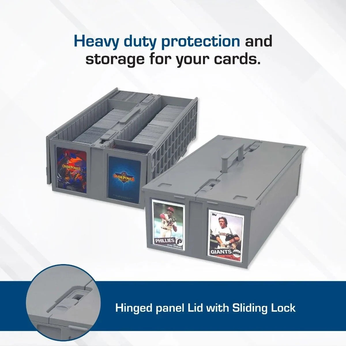 BCW Collectible Card Bin - 1600 - Gray