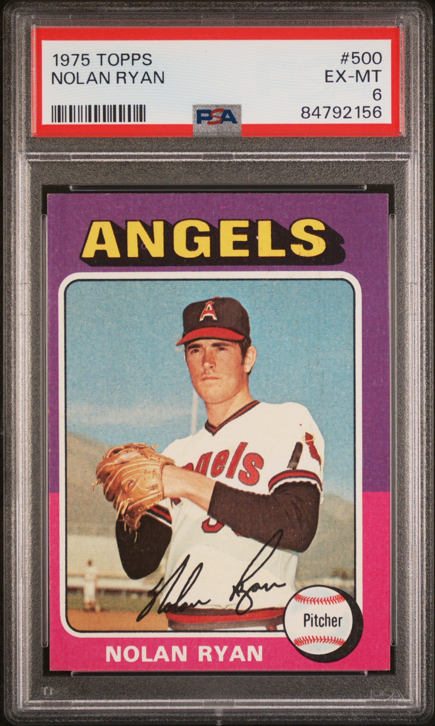 1975 Topps #500 Nolan Ryan / PSA 6 / C2156