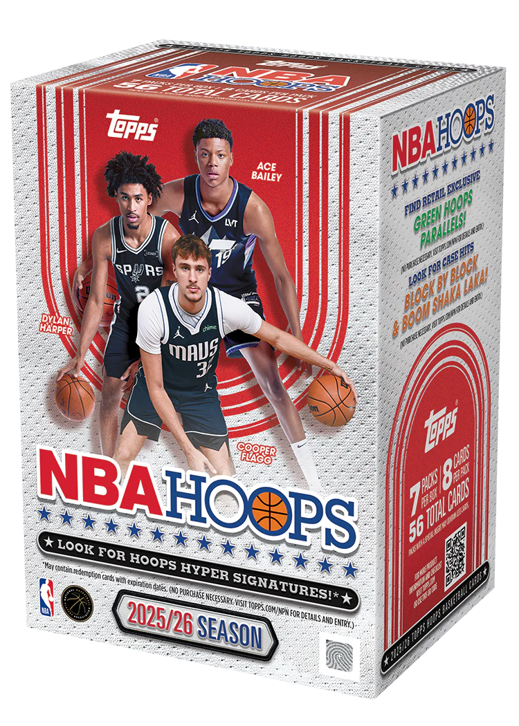 2025/26 Topps NBA Hoops Basketball Blaster Box