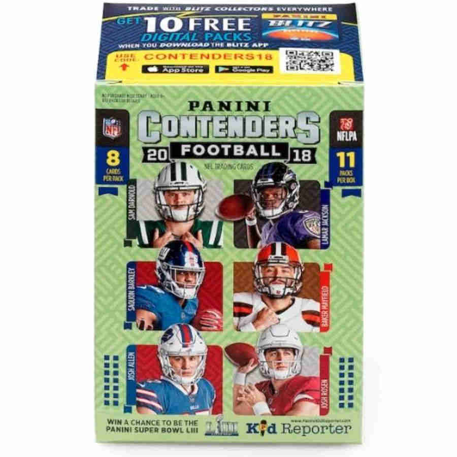 2018 Panini Contenders Football 11-Pack Hobby Blaster Box