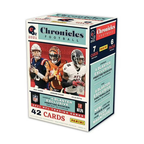 2021 Panini Chronicles NFL Football 6-pack Blaster Box