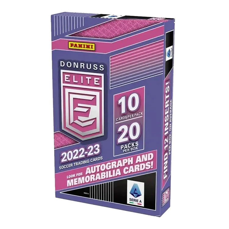 2022/23 Panini Donruss Elite Soccer SerieA 20-pack Retail Box