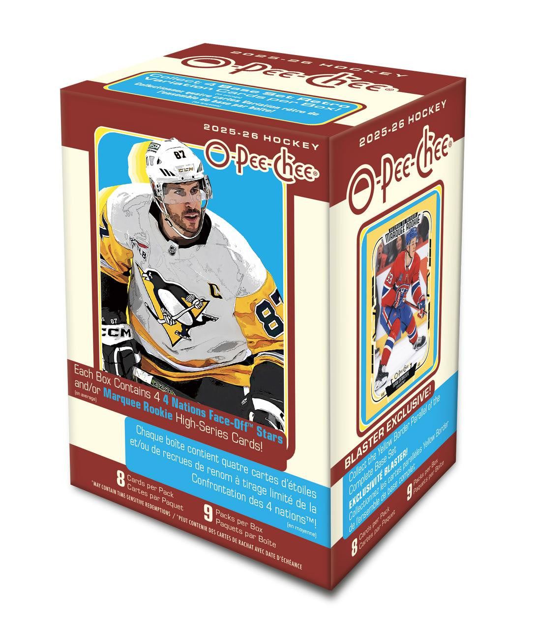 2025/26 Upper Deck O-Pee-Chee Hockey 9-Pack Blaster Box