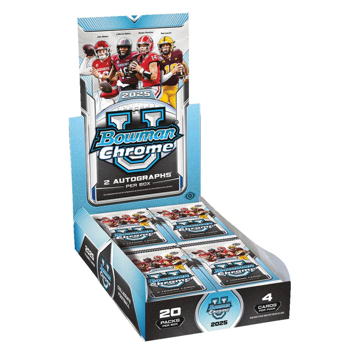 2025 Bowman University Chrome Football Hobby Box