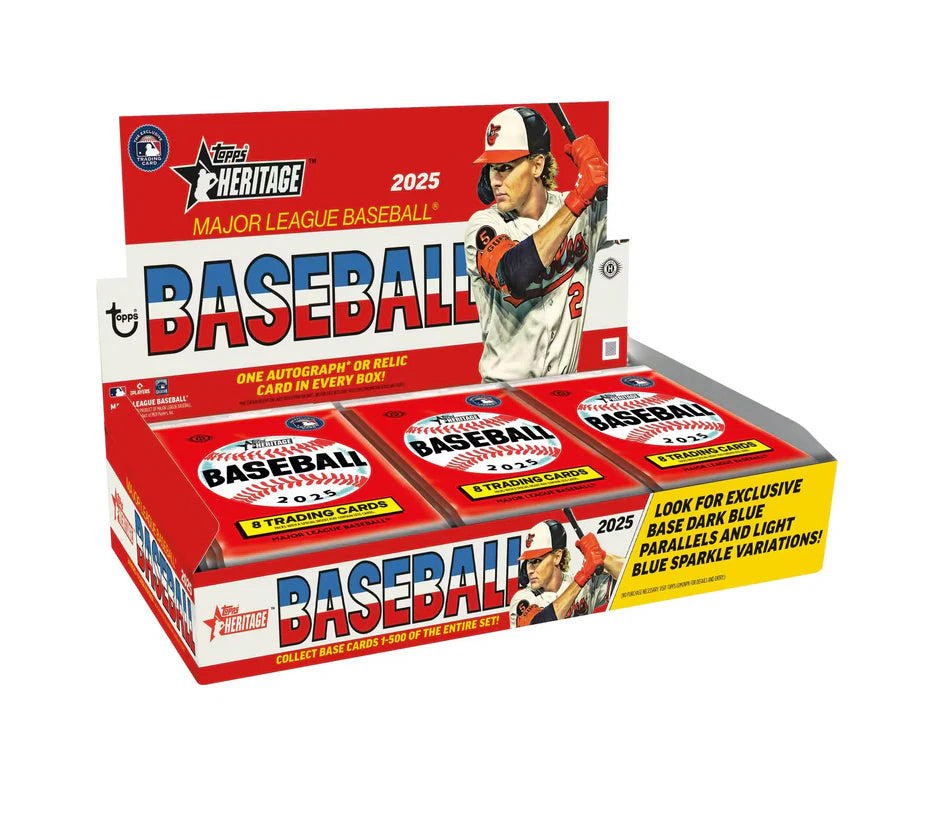 2025 Topps Heritage Baseball Hobby Box