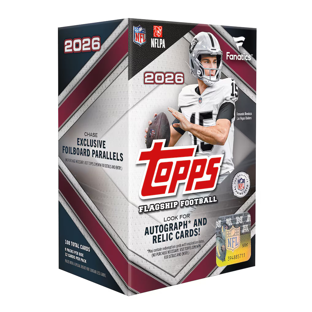 2026 Topps Football Flagship FANATICS Blaster Box