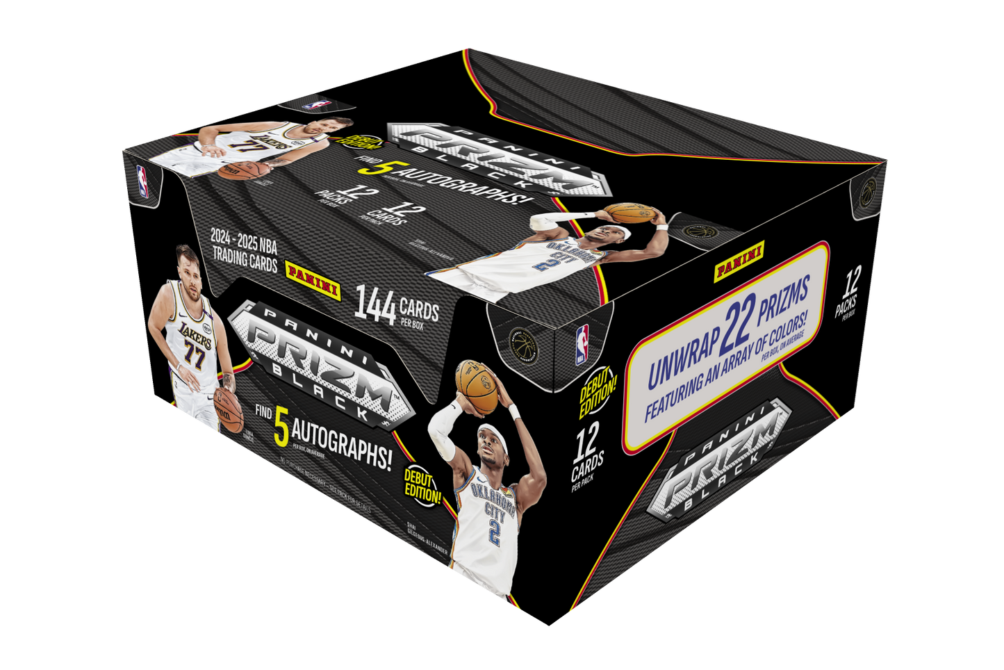 2024/25 Panini Prizm Black NBA Basketball Hobby Box