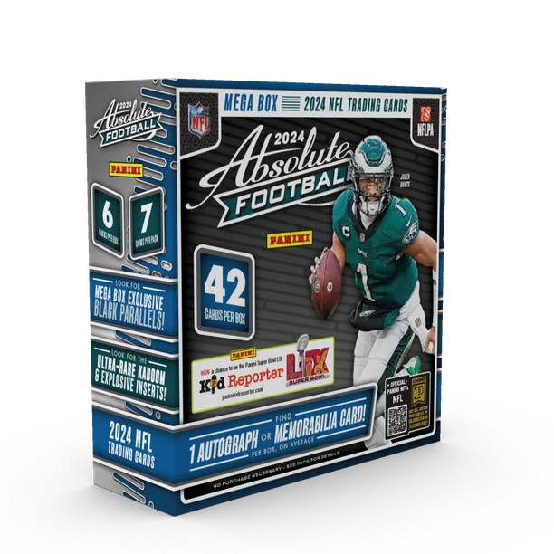 2024 Panini Absolute NFL Football 7-pack Mega Box (Black Parallels)