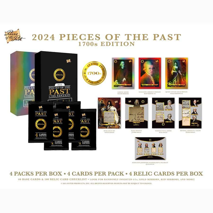 2024 Super Break Pieces Of The Past One Time 1700s Edition Hobby Box