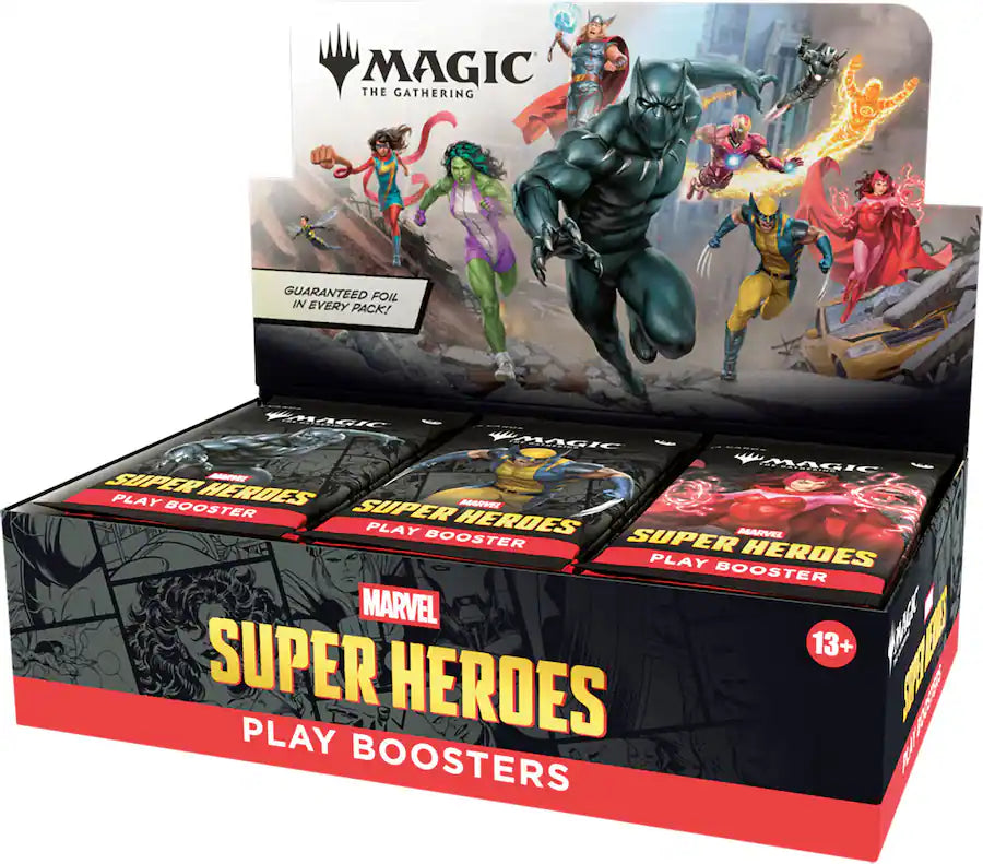 Magic The Gathering MTG Marvel Super Heroes Play Booster Display BOX