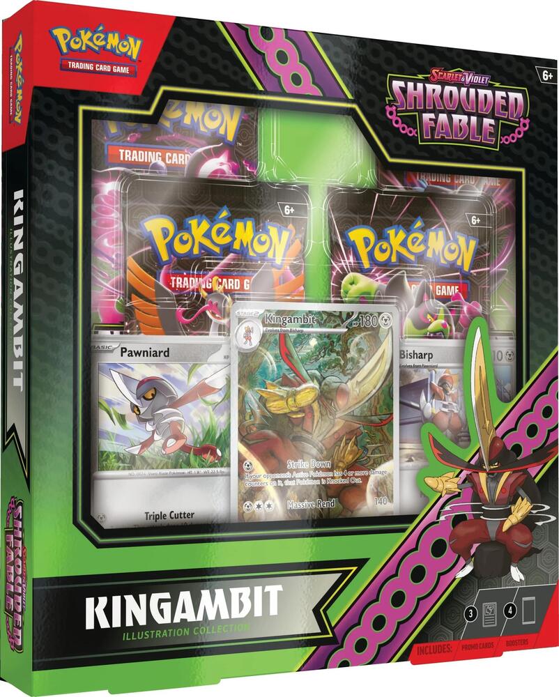 Pokemon SV Shrouded Fable 4-Pack Kingambit Box