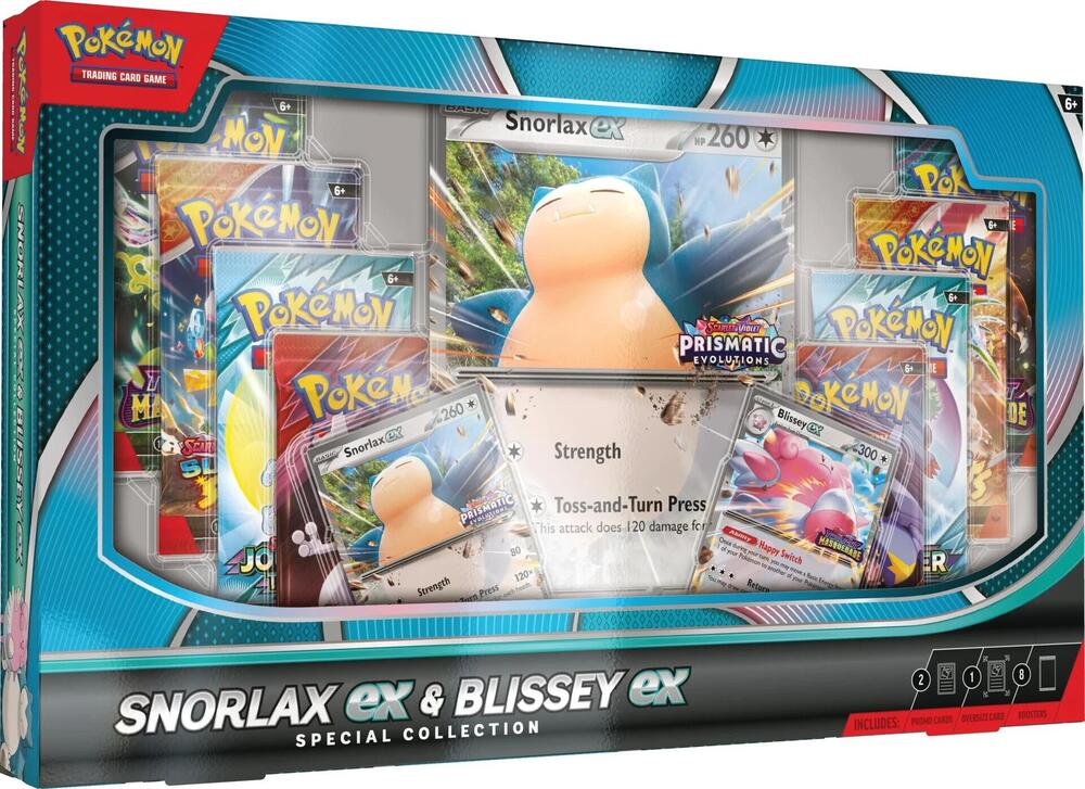 Pokemon Snorlax ex & Blissey ex Special Collection MCAP