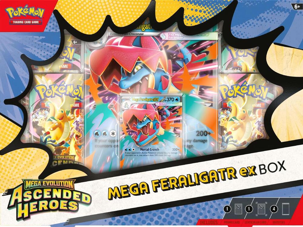 Pokemon ME Ascended Heroes 4-Pack ex Box