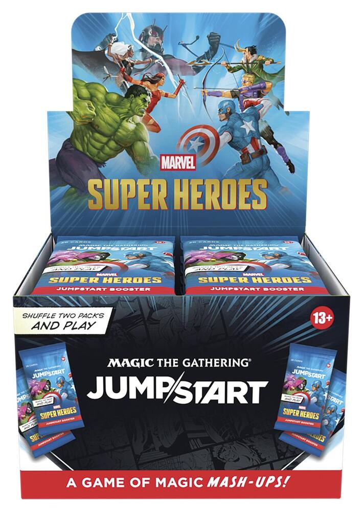 Magic The Gathering MTG Marvel Super Heroes Jumpstart Booster Display BOX