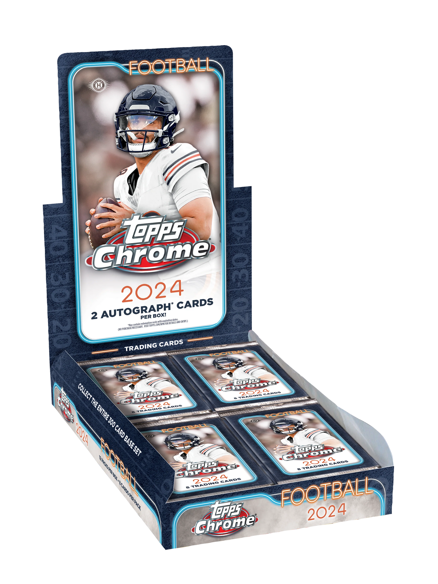 2024 Topps Chrome NFL Football Hobby Box
