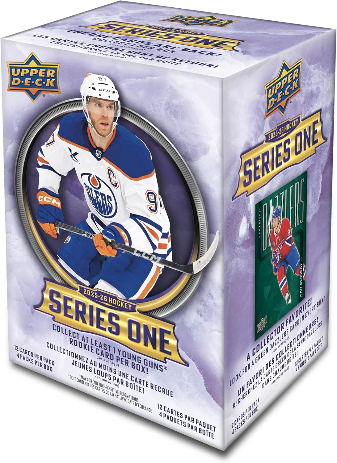2025/26 Upper Deck Series 1 Hockey 4-Pack Blaster Box