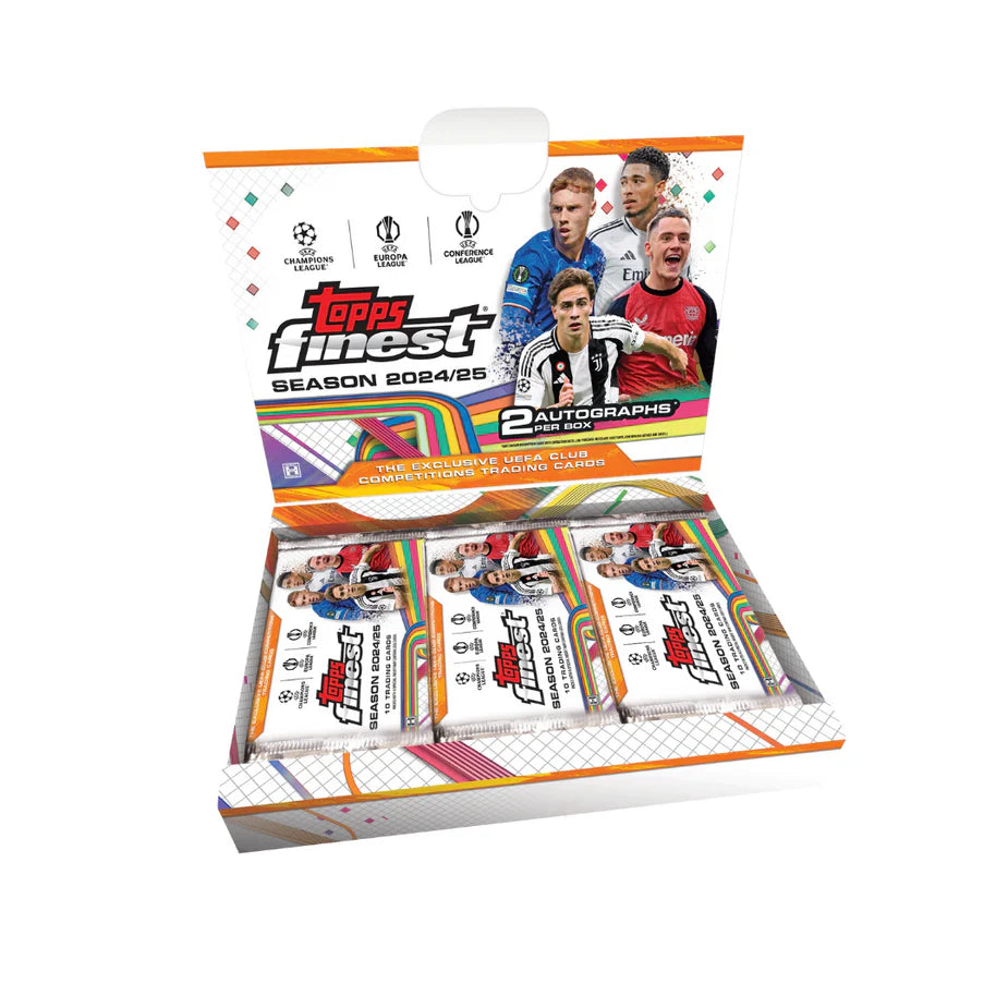 2024/25 Topps Finest UEFA Club Competitions Soccer Hobby Box