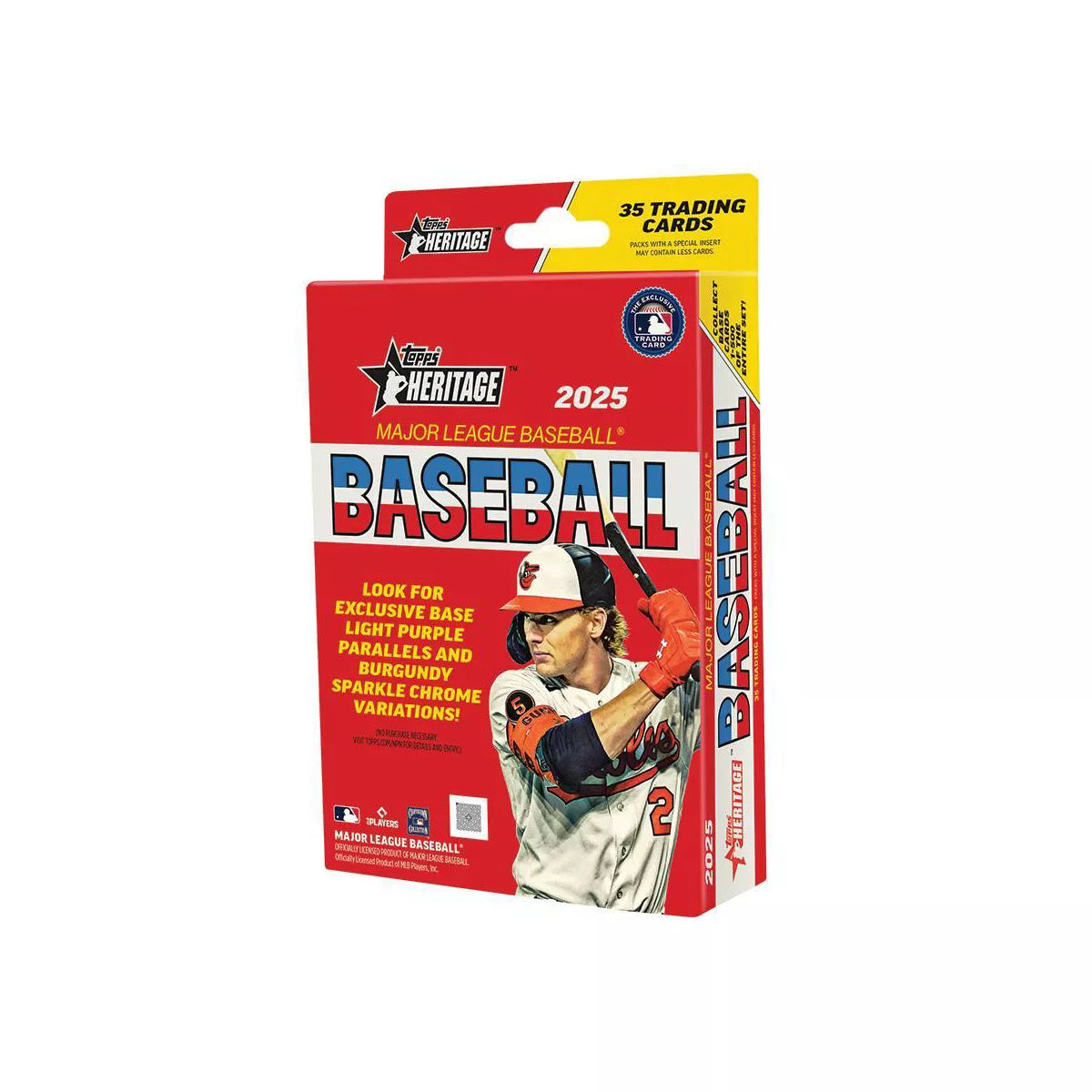 2025 Topps Heritage Baseball Hanger Box - 35 Cards