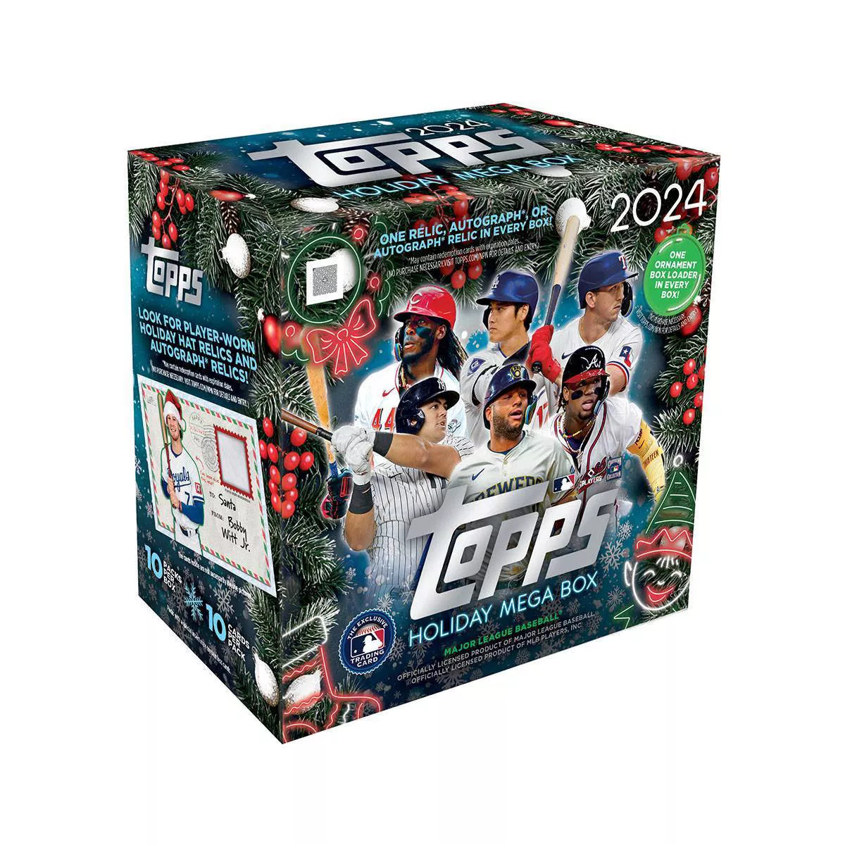2024 Topps MLB Holiday Baseball 10-pack Mega Box