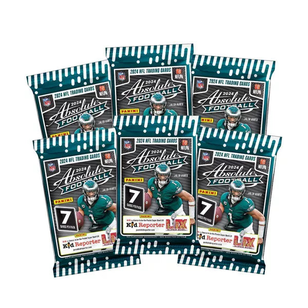 2024 Panini Absolute NFL Football 7-pack Mega Box (Orange Parallels)
