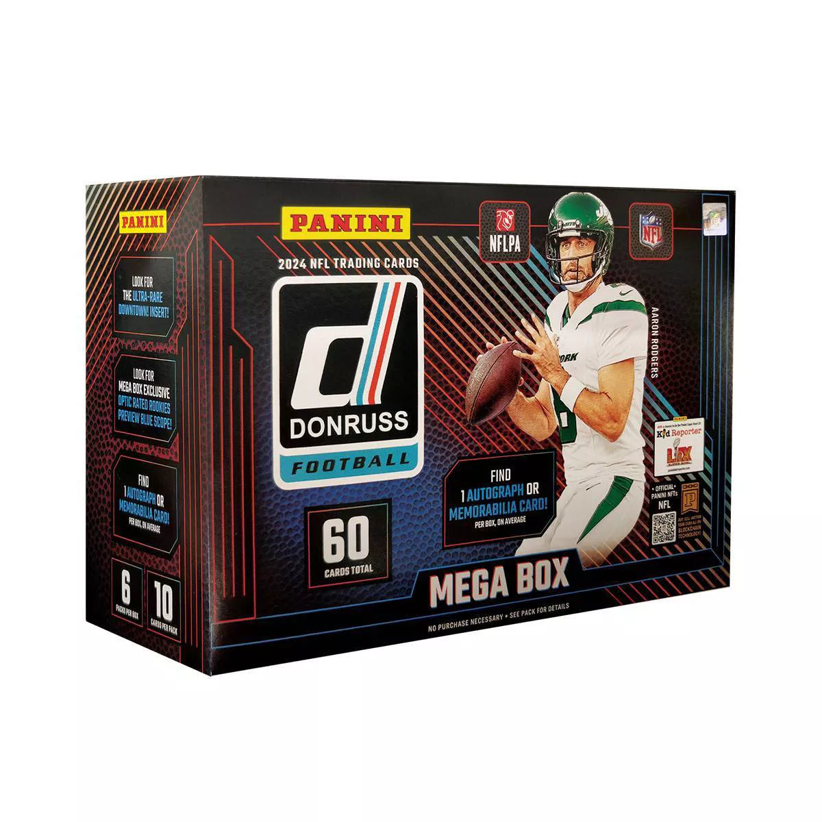 2024 Panini Donruss NFL Football 60-Card Mega Box (Blue Scope)