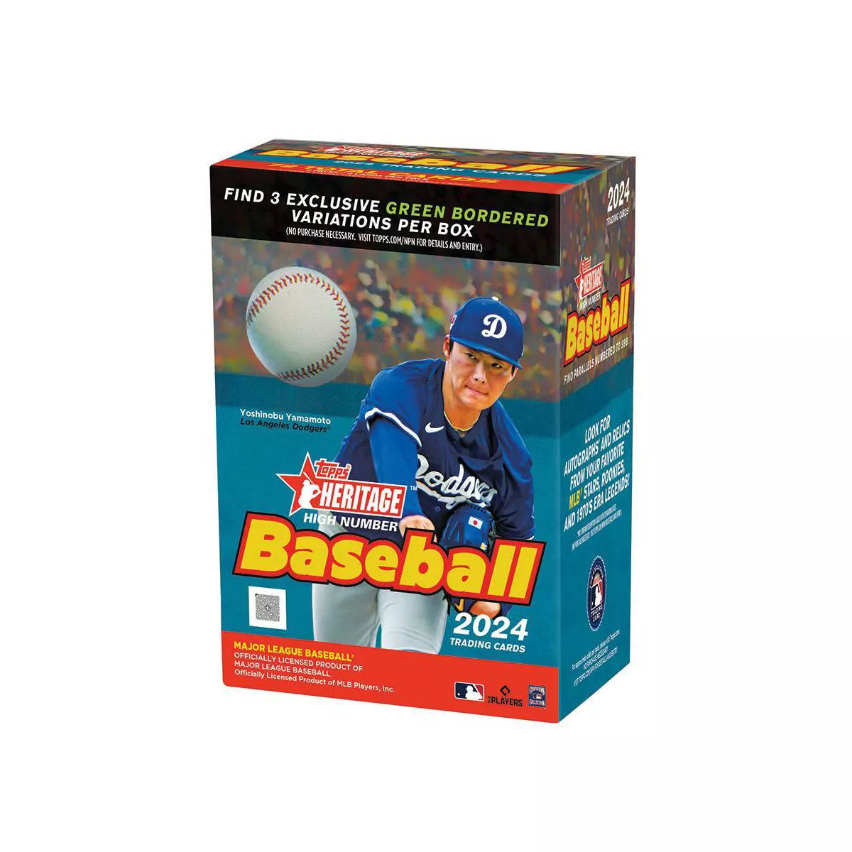 2024 Topps Heritage High Number Baseball 8-pack Blaster Box