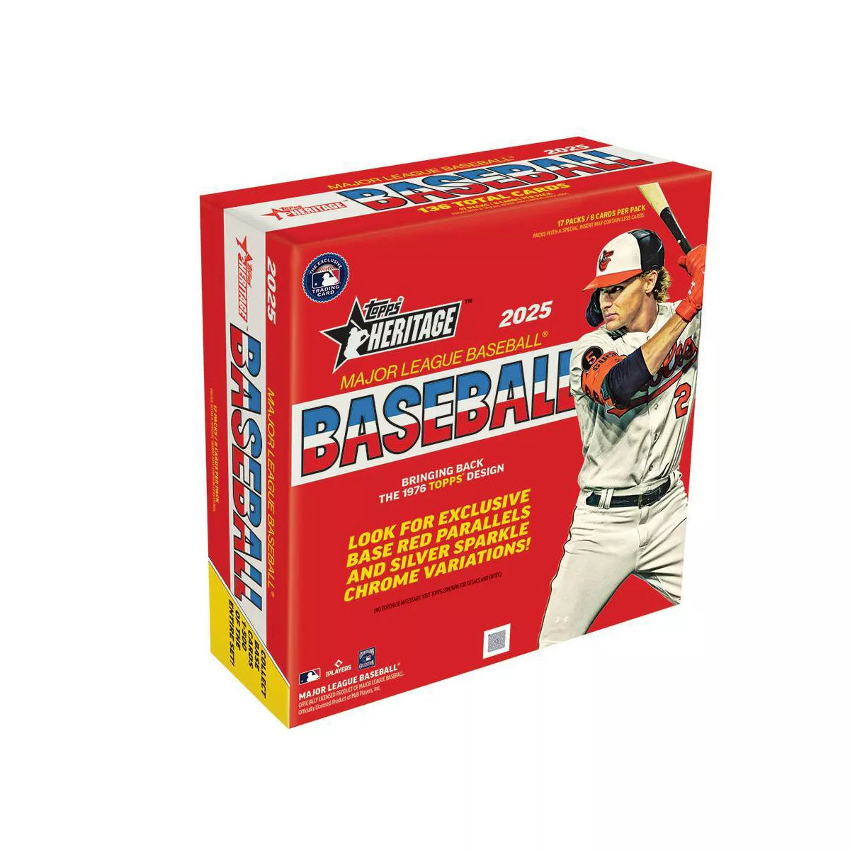 2025 Topps Heritage Baseball 17-pack Mega Box