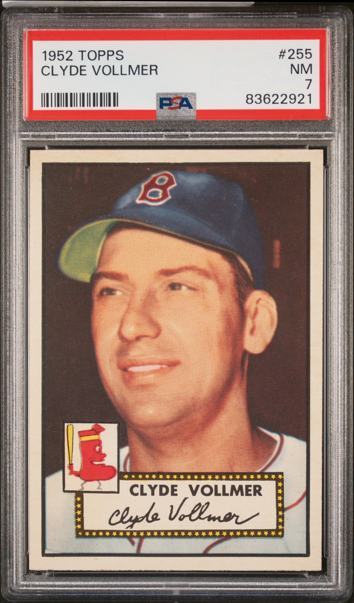 1952 Topps #255 Clyde Vollmer / PSA 7 / C2921