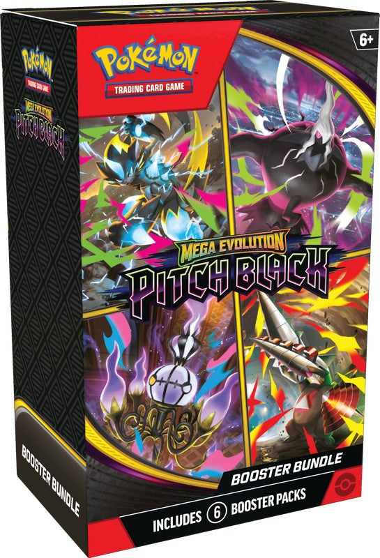 Pokemon ME05 Pitch Black 6-Pack Booster Bundle