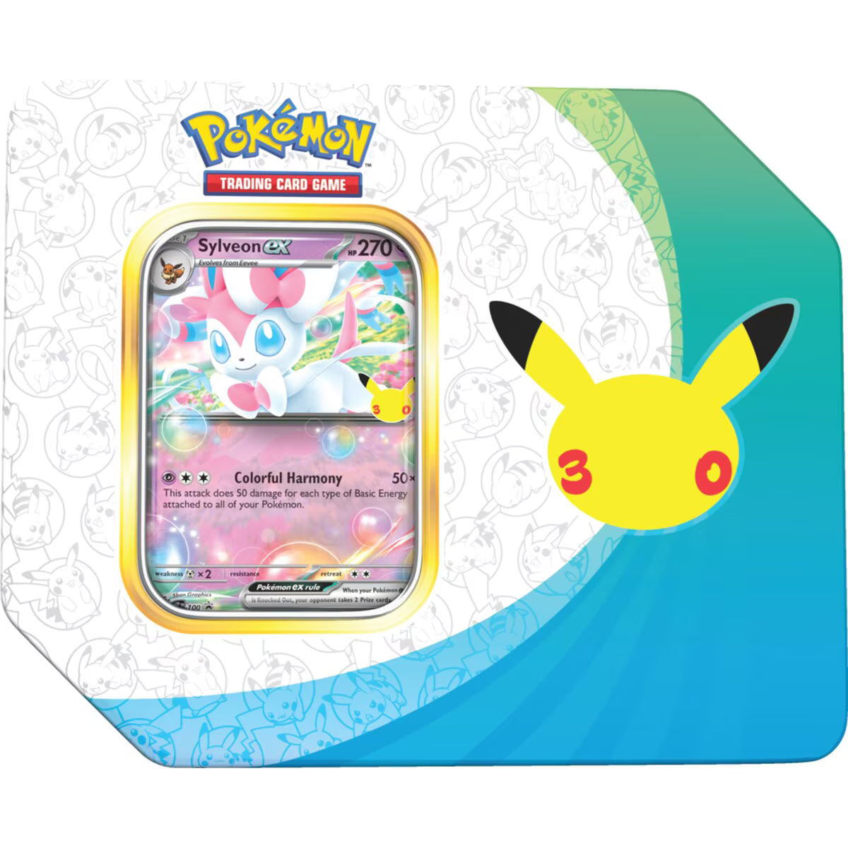 Pokemon 30th Celebration 4-Pack Tin