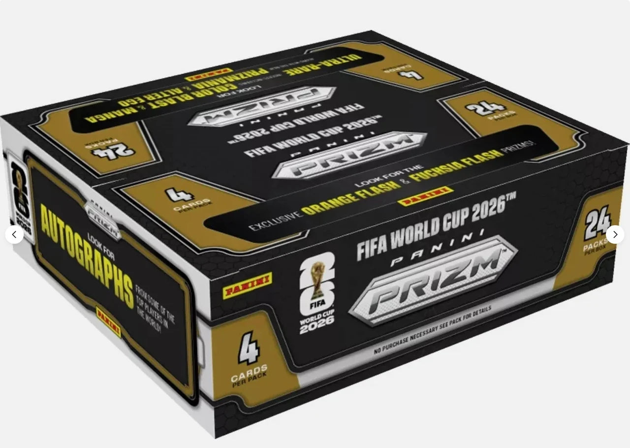 2026 Panini Prizm FIFA World Cup Soccer Retail Box