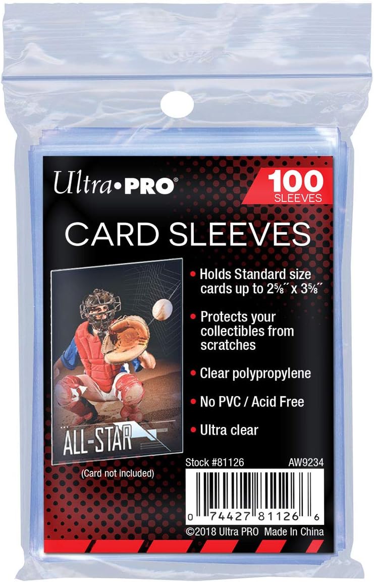 Ultra Pro Soft Card Sleeves Standard Size - 100 pack