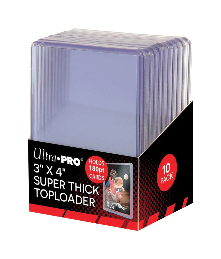Ultra Pro Top Loader Thick 180pt 3x4 Card Holder - 10 Pack