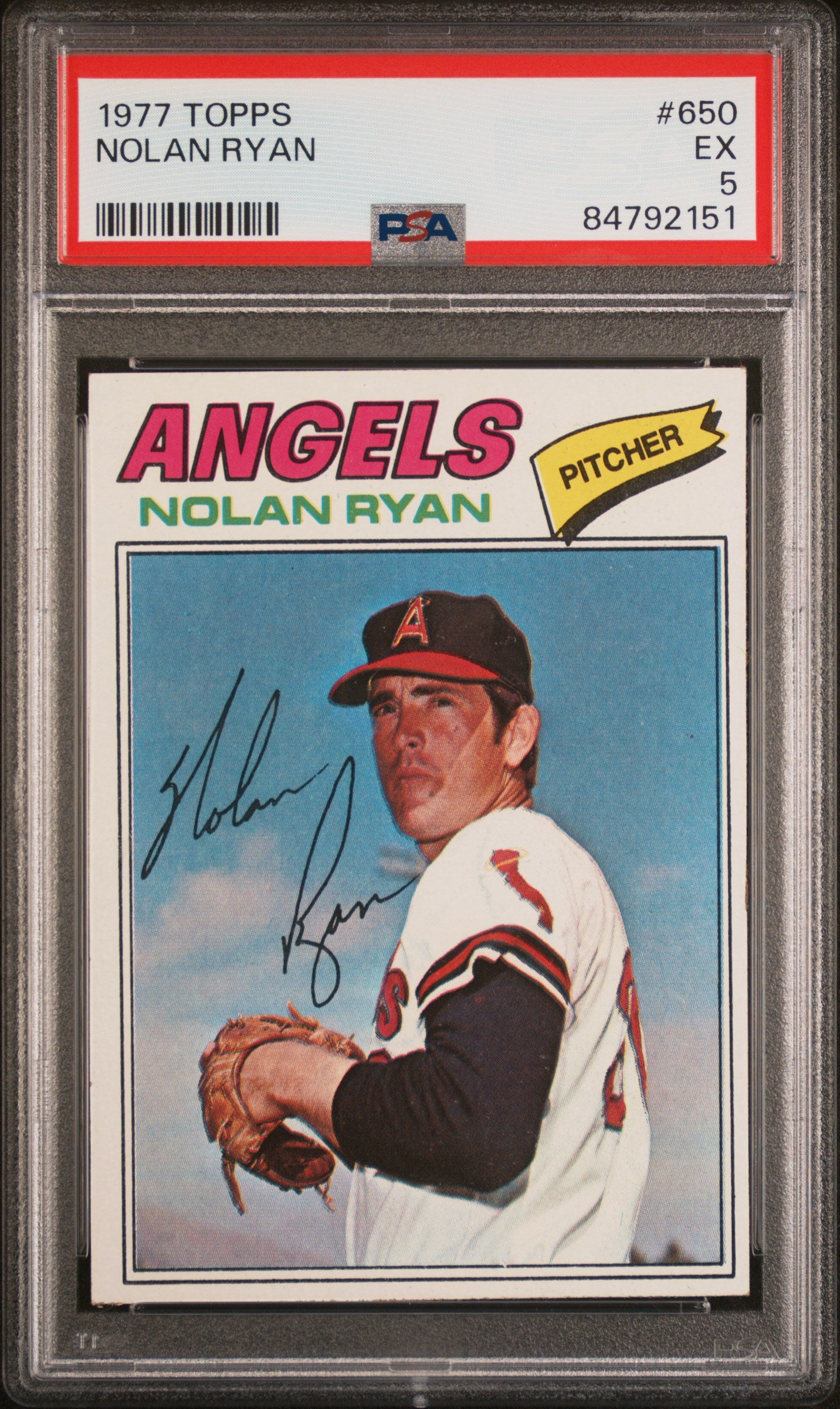 1977 Topps #650 Nolan Ryan / PSA 5 / C2151