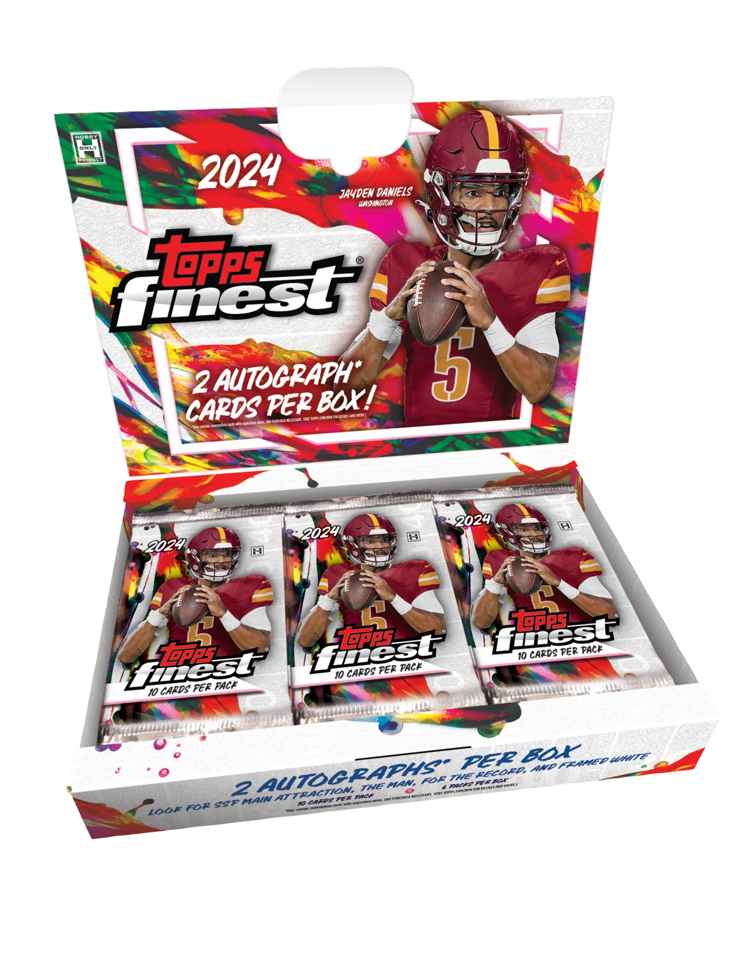 2024 Topps Finest NFL Football Hobby Box