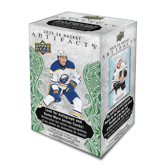 2025/26 Upper Deck Artifacts Hockey 6-Pack Blaster Box