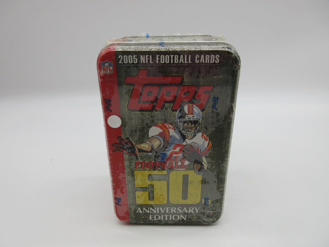 2005 Topps Football 50th Anniversary 60-card Tin Sealed
