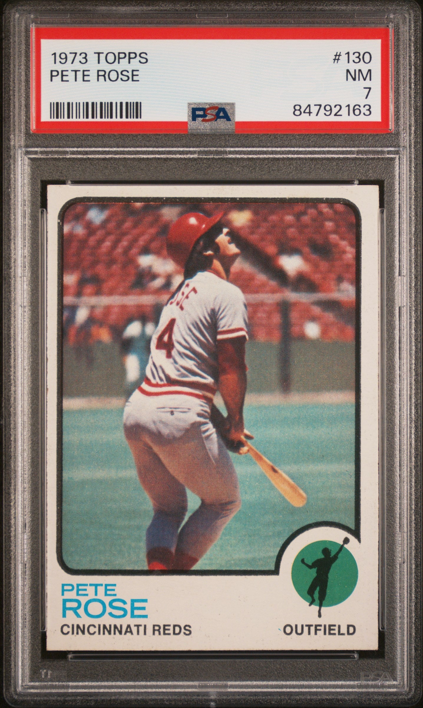 1973 Topps #130 Pete Rose / PSA 7 / C2163
