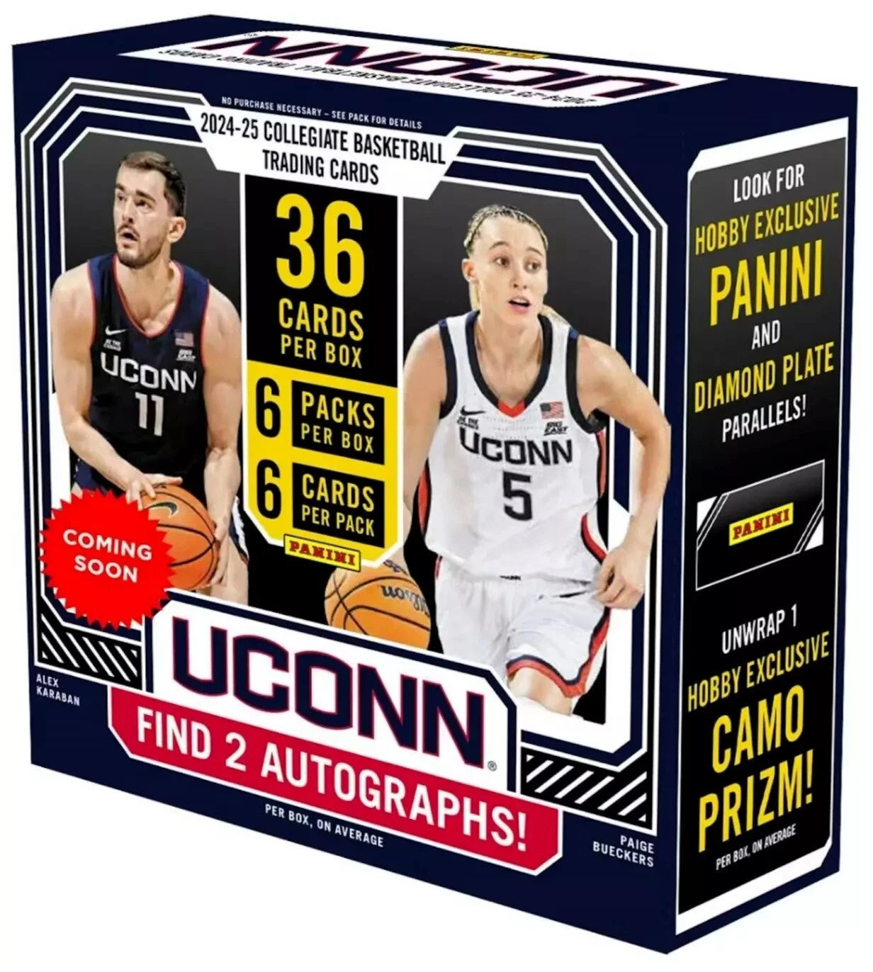2024/25 Panini UConn Collegiate Basketball Hobby Box