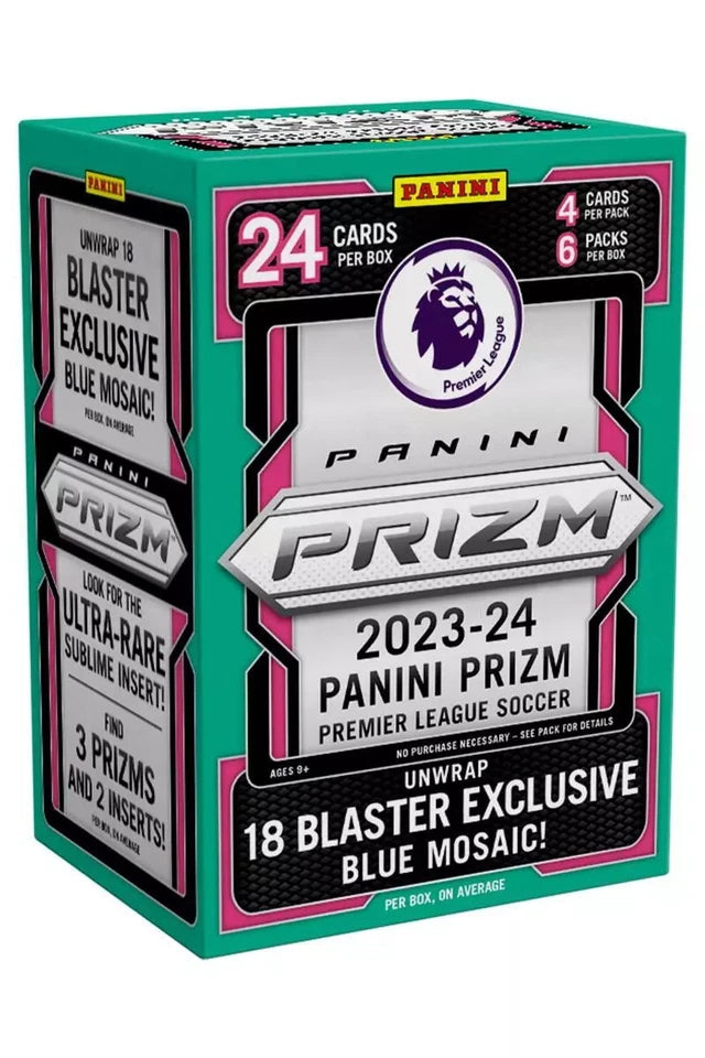 2023/24 Panini Prizm EPL Soccer 6-Pack Hobby Blaster Box