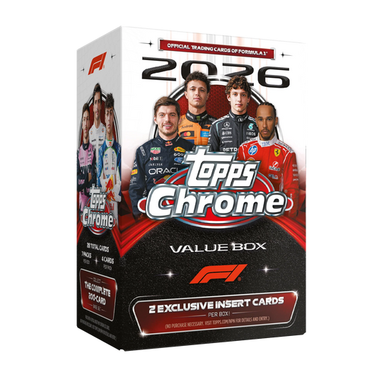 2026 Topps Chrome Formula One F1 Racing Blaster Box