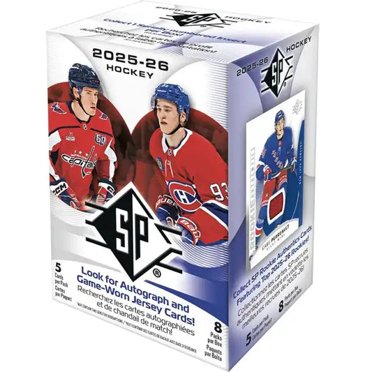 2025/26 Upper Deck SP Authentic Hockey 8-Pack Blaster Box