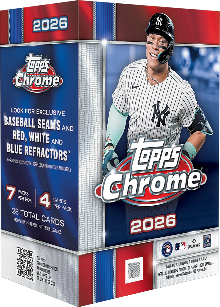 2026 Topps Chrome Baseball 7-Pack Blaster Box