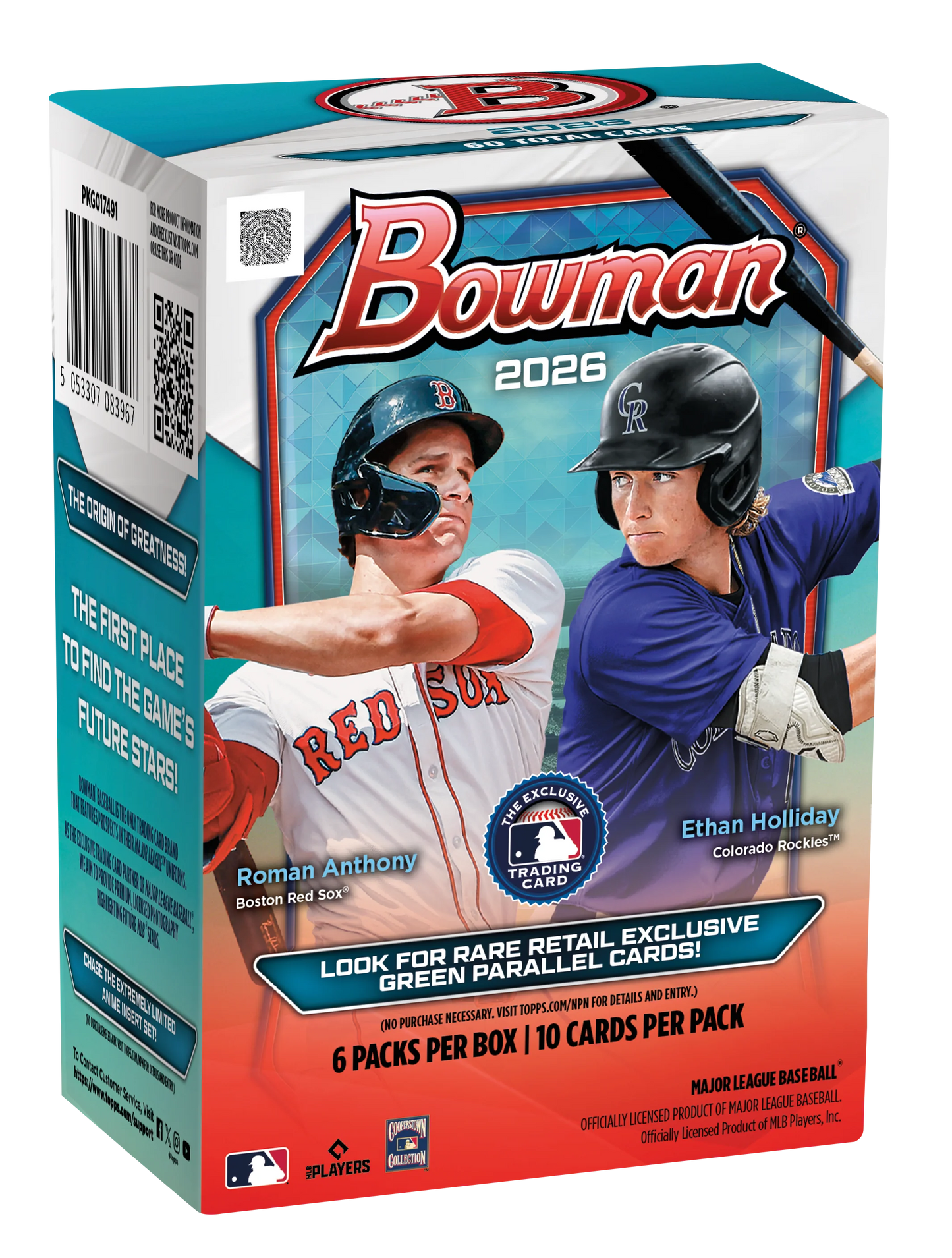 2026 Bowman Baseball 6-pack Blaster Box