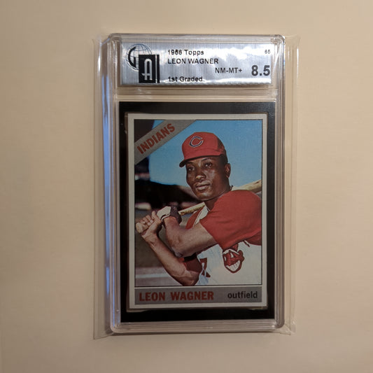 1966 Topps #65 Leon Wagner / GAI 8.5