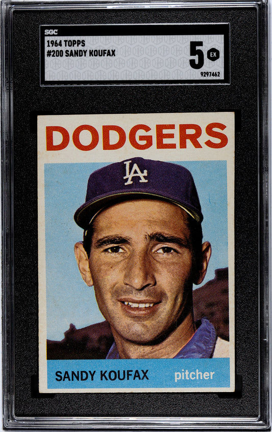1964 Topps #200 Sandy Koufax / SGC 5 / C7462
