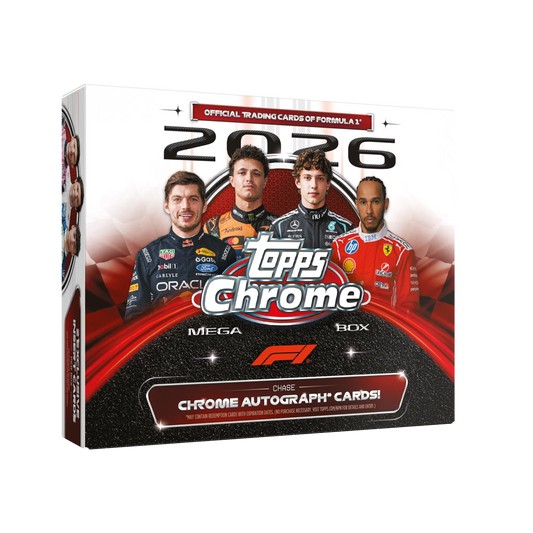 2026 Topps Chrome Formula One F1 Racing Mega Box
